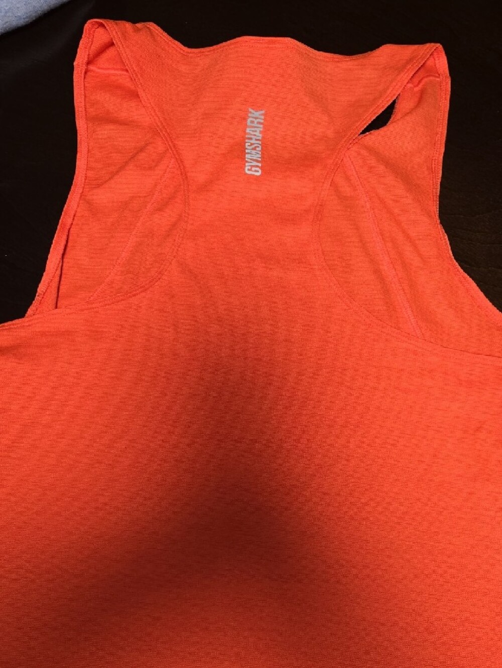 Gymshark Women's Bright Orange Racerback Training Tank - Picture 3 of 4